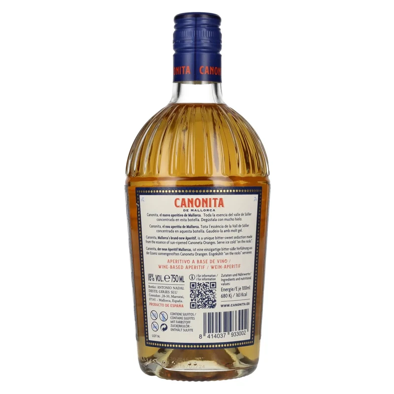 Canonita de Mallorca Aperitivo de Naranjas 18% Vol. 0,75l