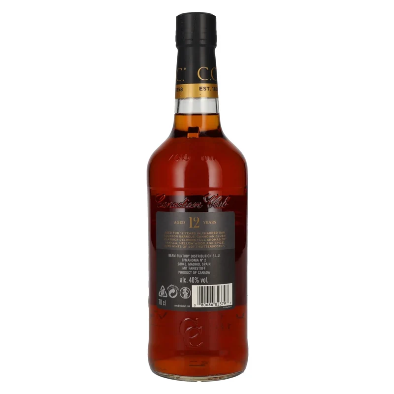 Canadian Club CLASSIC 12 Years Old Small Batch Blended Canadian Whisky 40% Vol. 0,7l