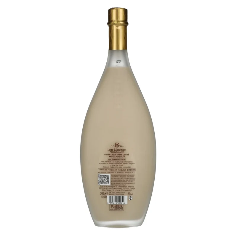 Bottega LATTE MACCHIATO Crema di Café e Grappa 15% Vol. 0,5l