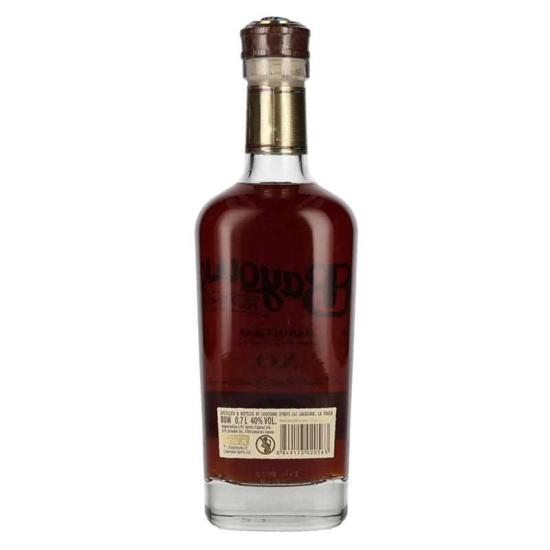 Bayou XO MARDI GRAS Premium Crafted Rum 40% Vol. 0,7l