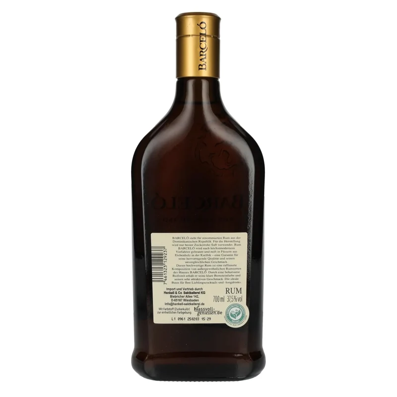 Barceló Añejo Ron Dominicano 37,5% Vol. 0,7l