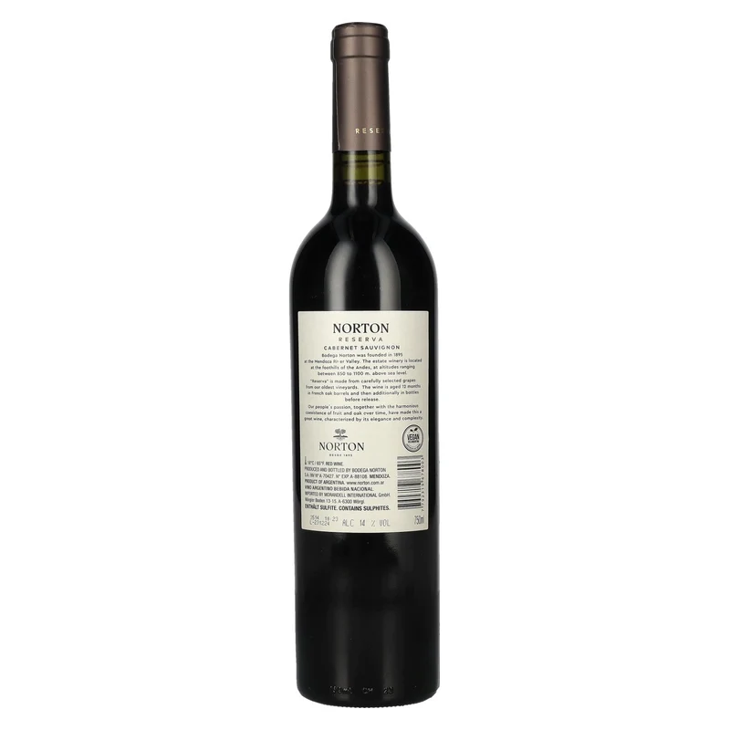 Bodega Norton Reserva Cabernet Sauvignon 2023 14% Vol. 0,75l