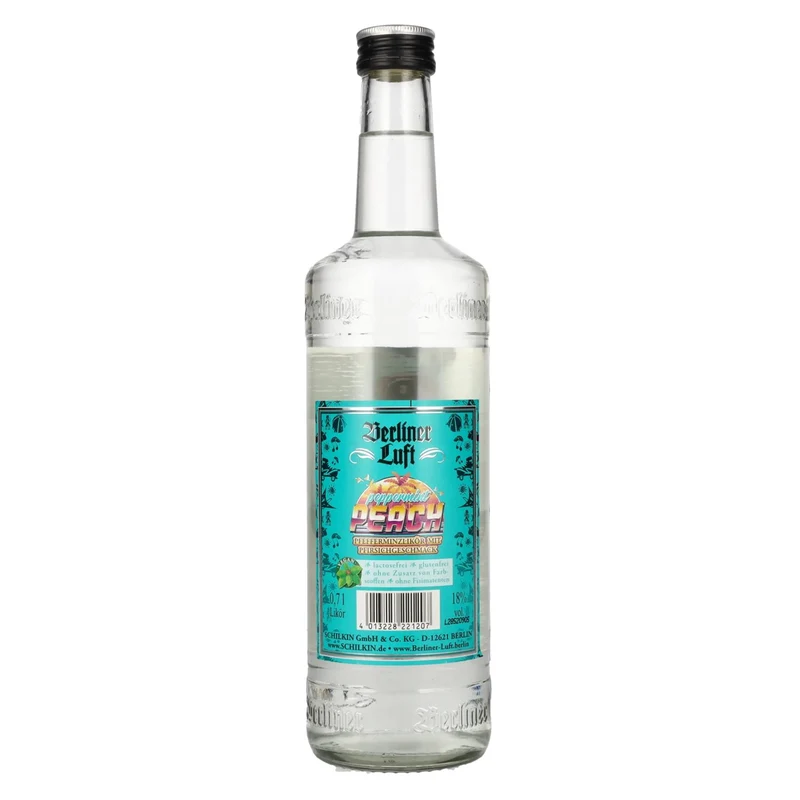 Berliner Luft PEPPERMINT PEACH Der Frische Pfefferminzlikör 18% Vol. 0,7l