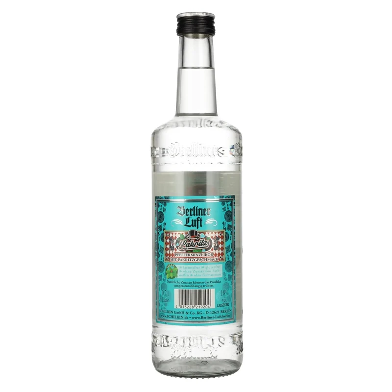 Berliner Luft LAKRITZ Der Frische Pfefferminzlikör 18% Vol. 0,7l