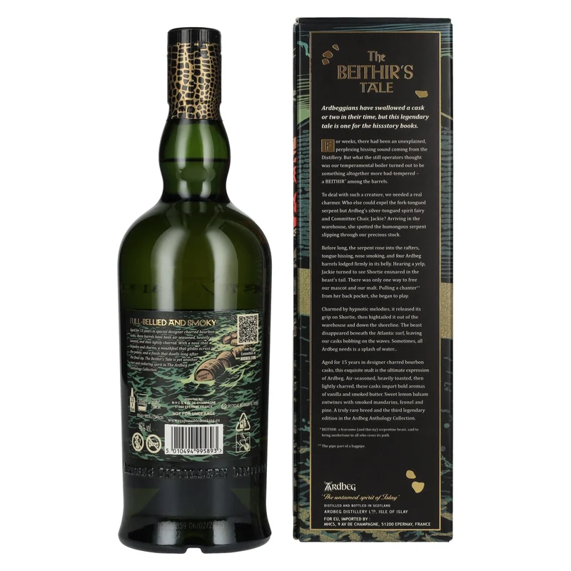Ardbeg 15 Years Old The Ultimate The Beithir's Tale Islay Single Malt 46% Vol. 0,7l in Geschenkbox