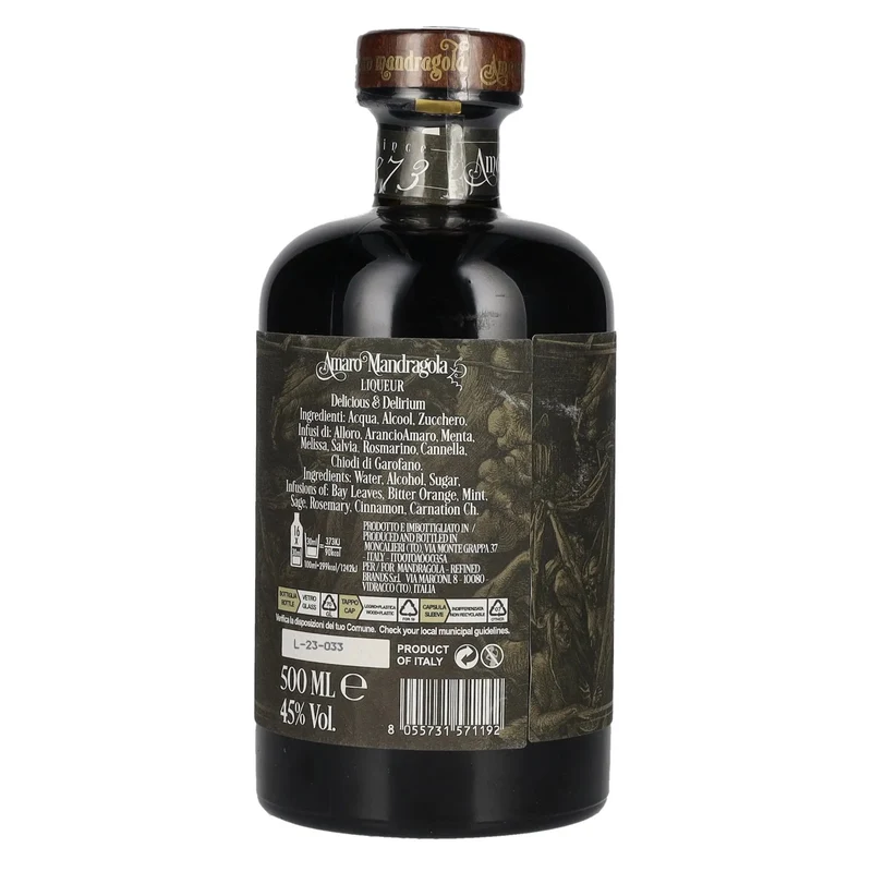 Amaro Mandragola 45% Vol. 0,5l
