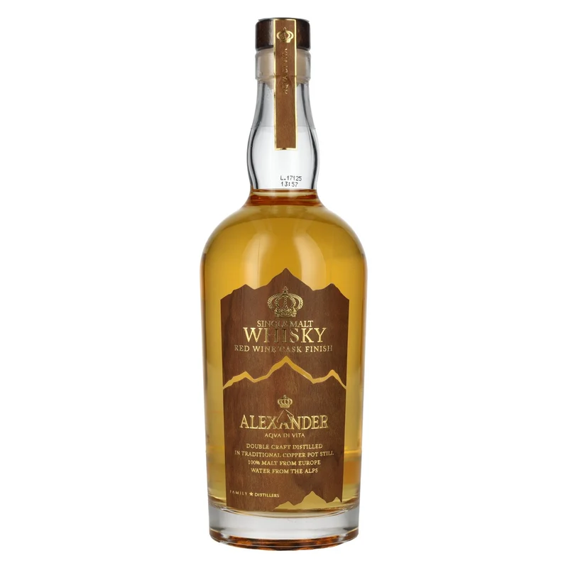 Bottega ALEXANDER Aqva Di Vita Red Wine Cask Finish Single Malt Whisky 40% Vol. 0,7l