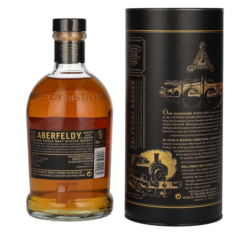 Aberfeldy 12 Years Old Highland Single Malt 40% Vol. 0,7l in Geschenkbox