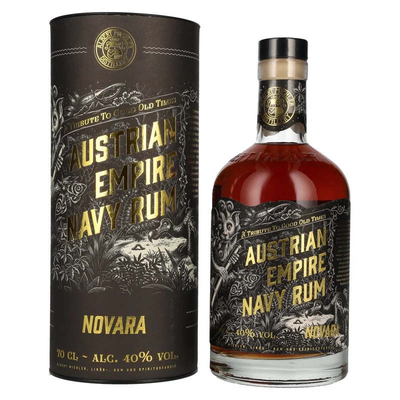 Austrian Empire Navy Rum NOVARA 40% Vol. 0,7l in Geschenkbox