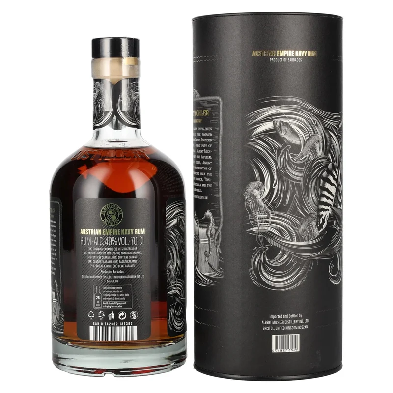 Austrian Empire Navy Rum ANNIVERSARY 40% Vol. 0,7l in Geschenkbox