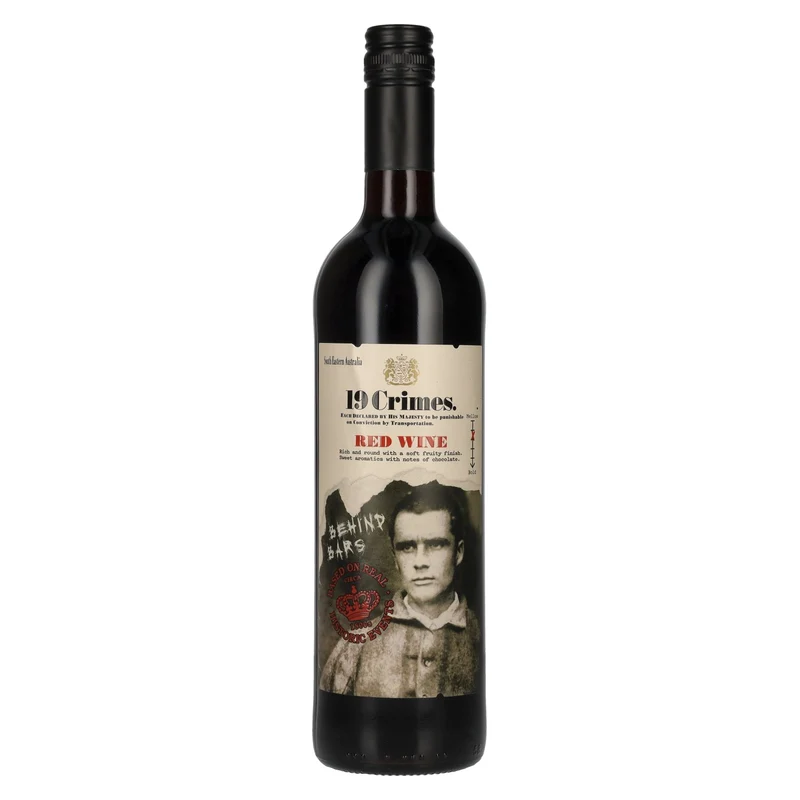 19 Crimes Behind Bars Red Wine 12,5% Vol. 0,75l