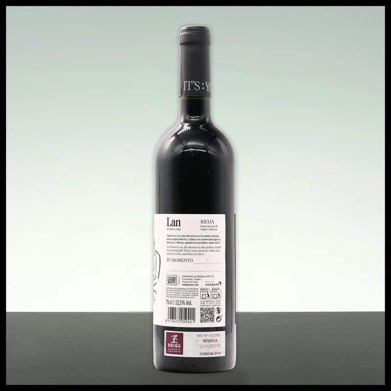 Bodegas Lan Rioja Reserva 2018 0,75L - 13,5% Vol.