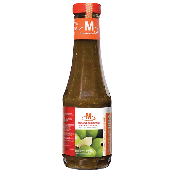 Tkemali Grün, Marneuli, 530g Flasche