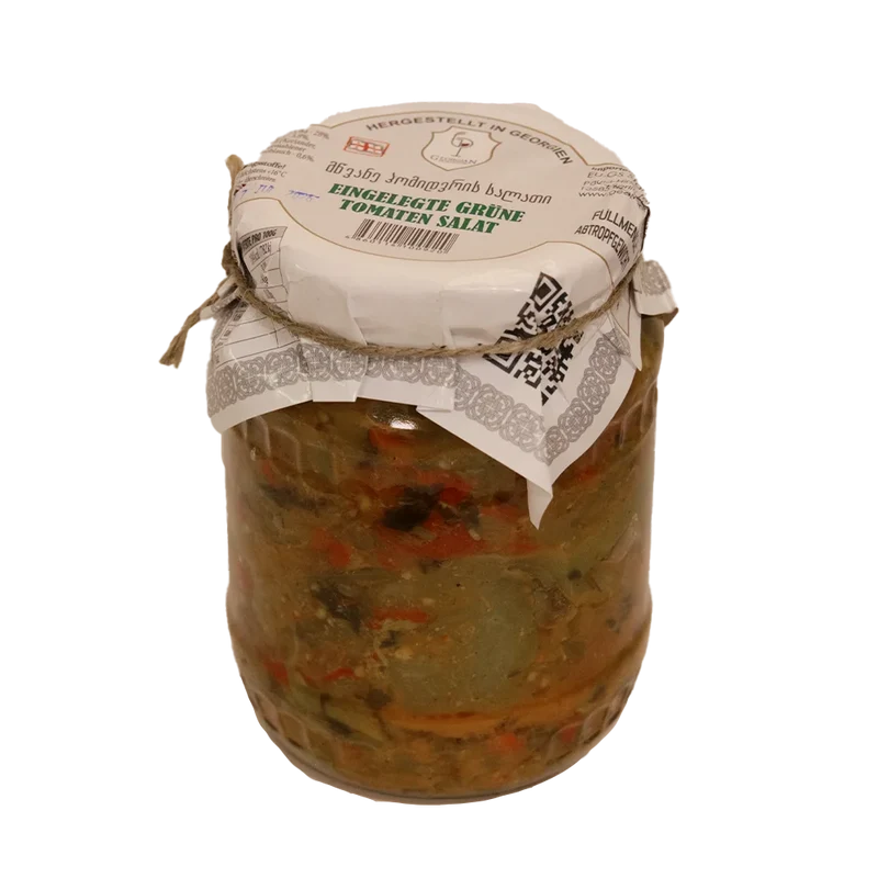 Eingelegte Grüne Tomaten Salat